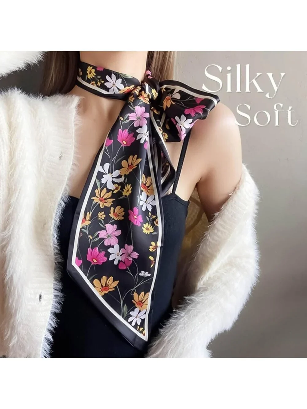 N/A silk scarf